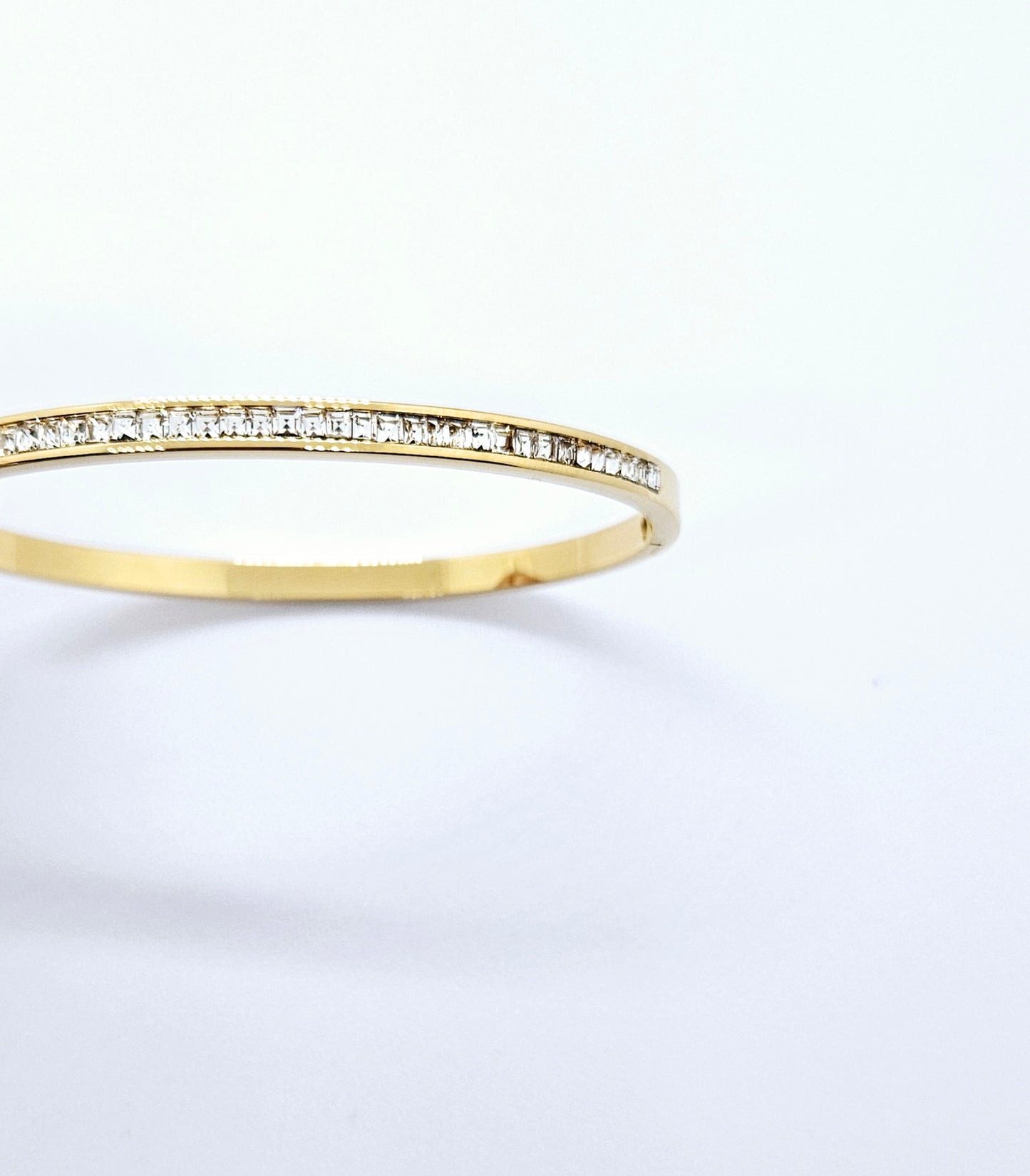 Nina — Bracelet Strass Doré