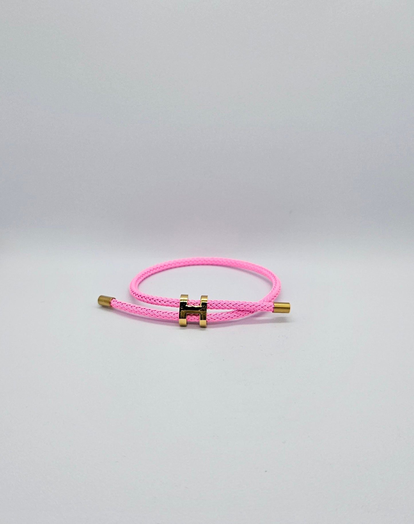 Blush — Bracelet Cordon Ajustable Doré