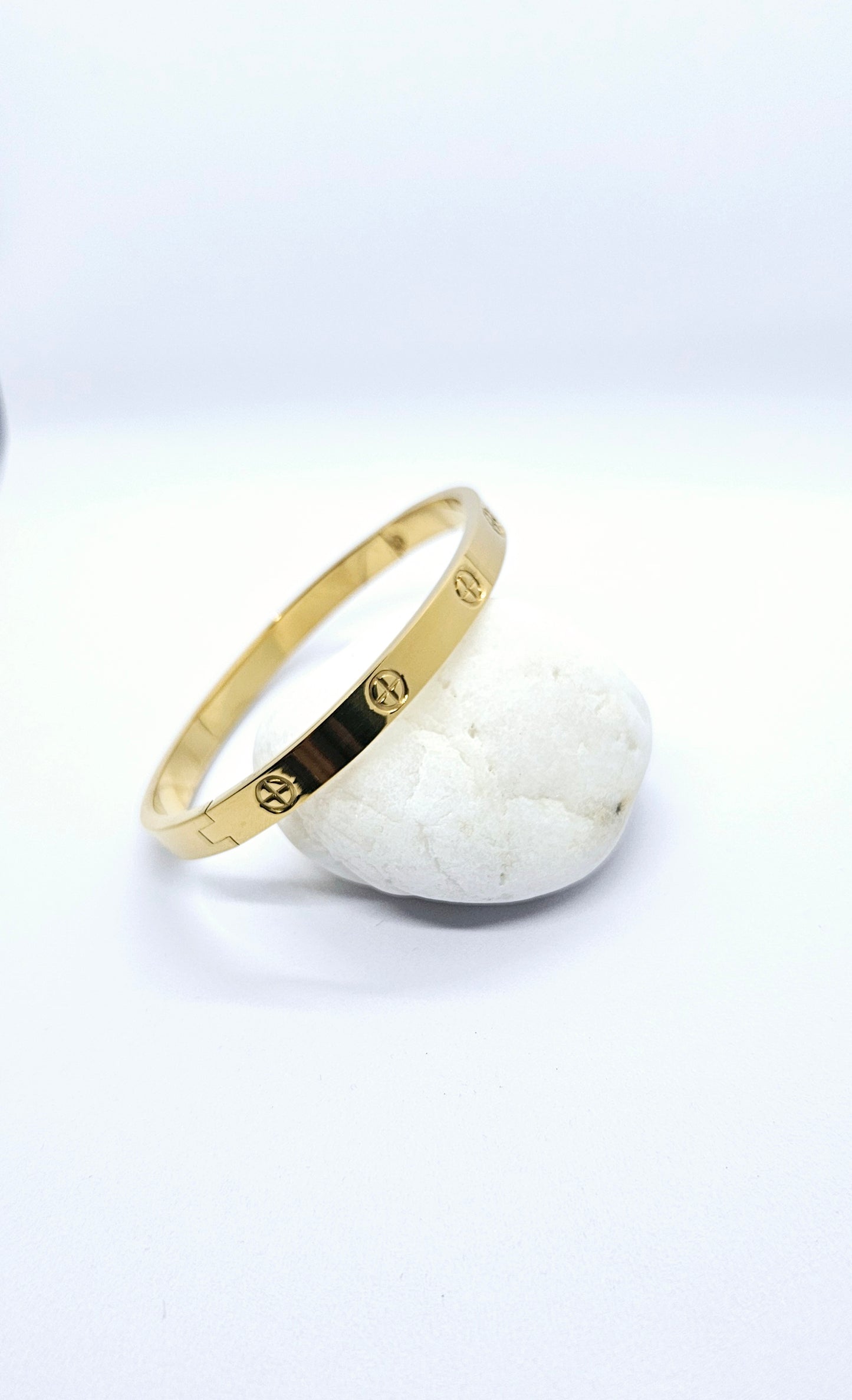 Kaïa — Bracelet Vis Doré