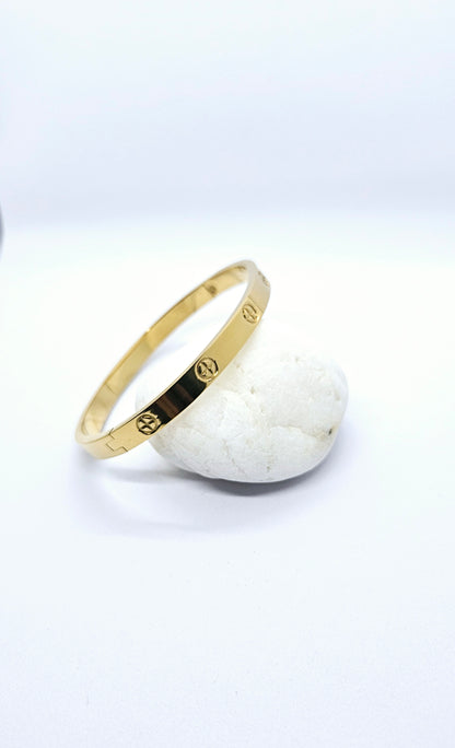 Kaïa — Bracelet Vis Doré