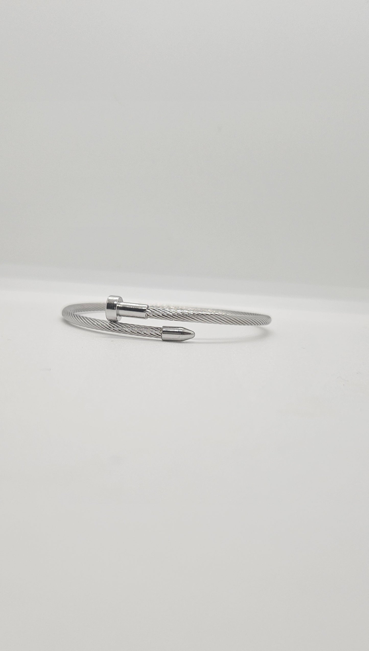 Altaïr — Bracelet Clou Argenté