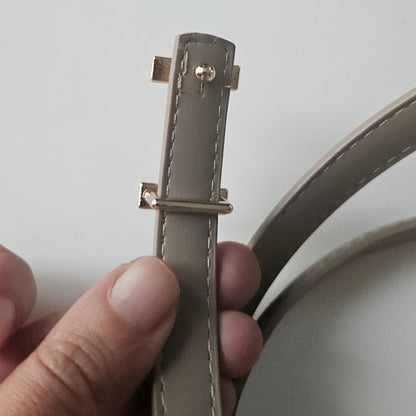 Ceinture Beige Détail Doré
