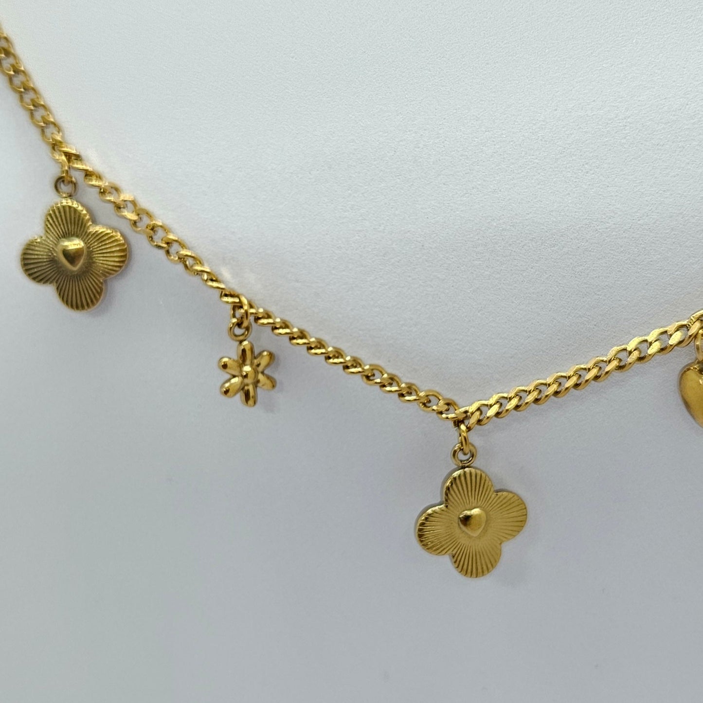 Kaliya — Collier Trèfles Dorés