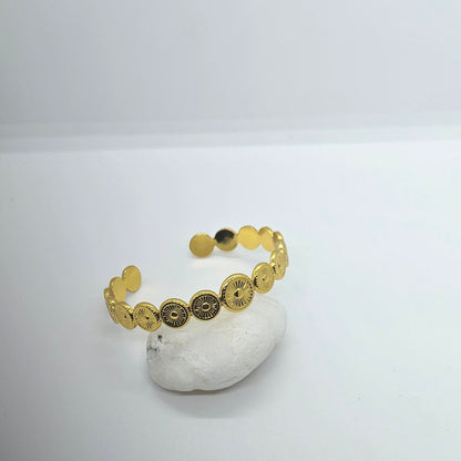 Solara — Bracelet Soleil Doré Ajustable