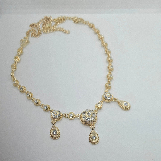 Zerouf — Collier Oriental Strass Doré