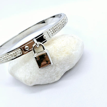 Lock & Love — Bracelet Cadenas Argenté