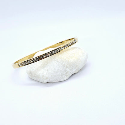 Nina — Bracelet Strass Doré