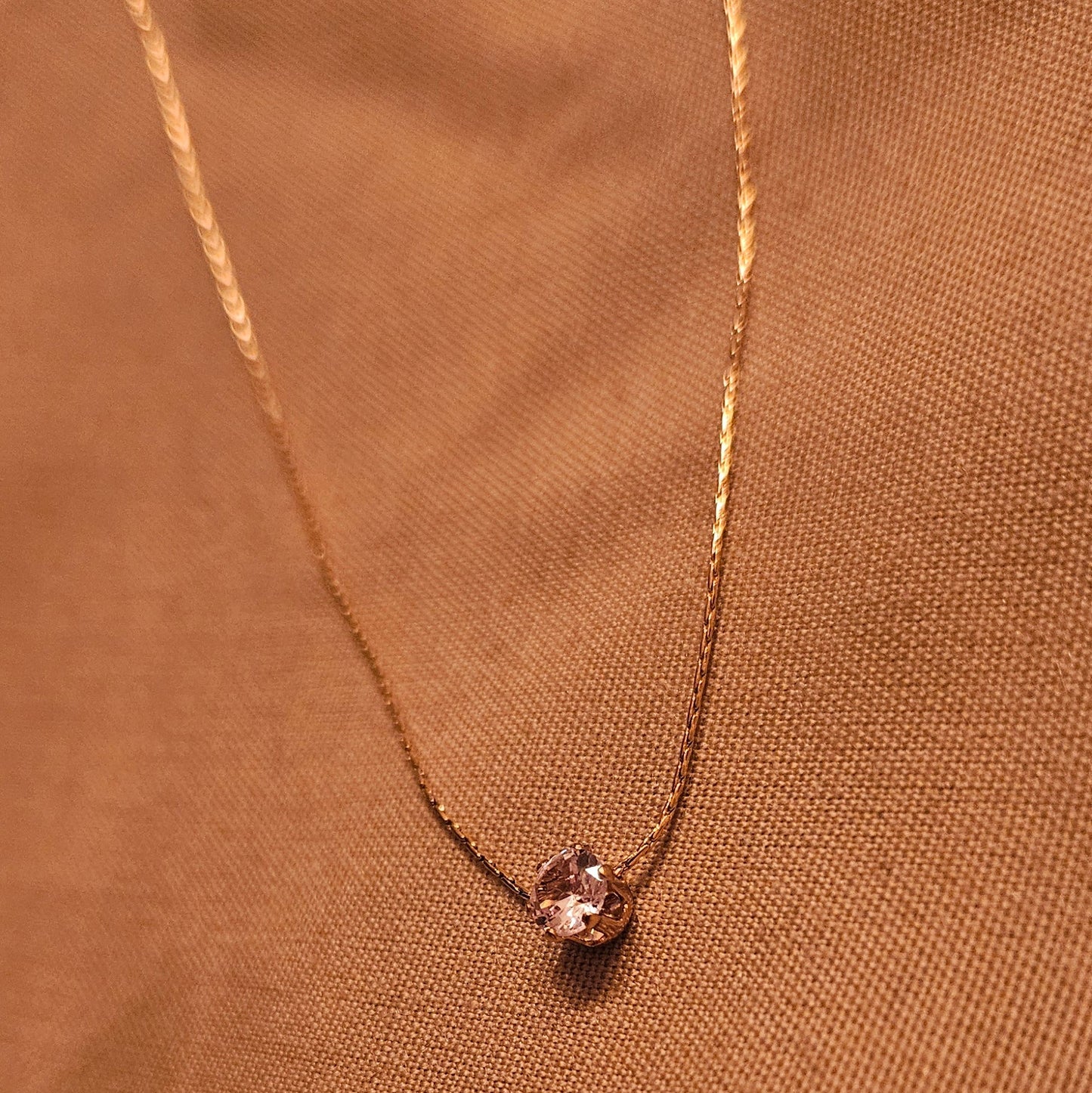 Glam – Collier Minimaliste Strass