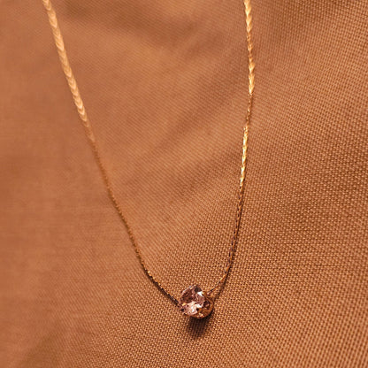 Glam – Collier Minimaliste Strass