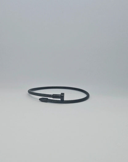 Safir — Bracelet Clou Noir
