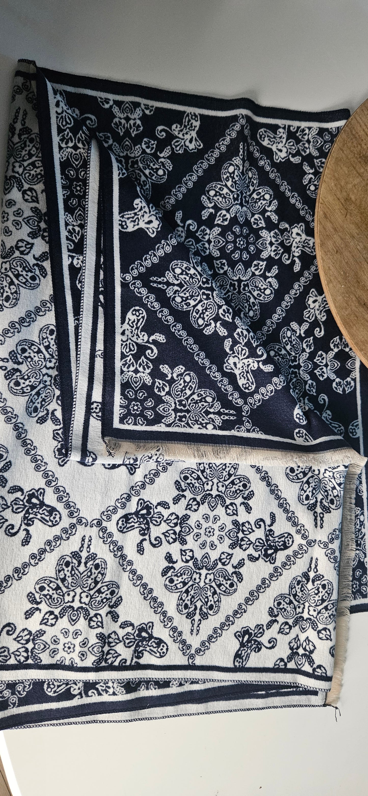 Paisley - Écharpe Douce & Chaude Motif Fleuri