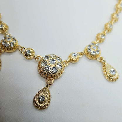 Zerouf — Collier Oriental Strass Doré