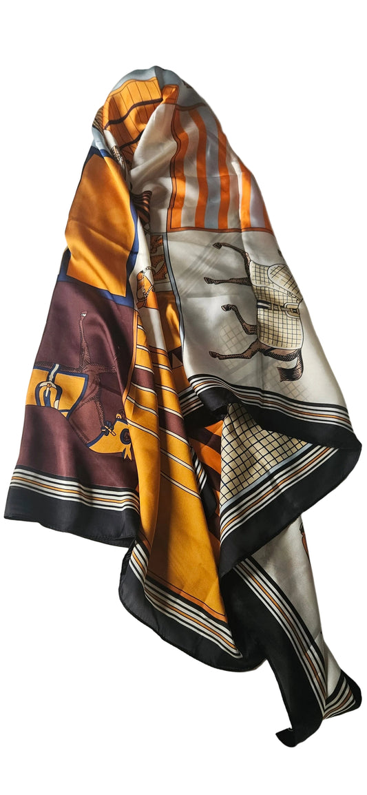 Grand Foulard Satiné Inspiration