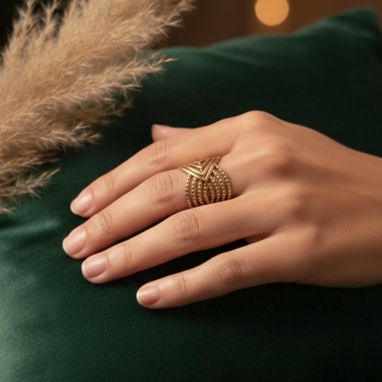 Lyra – Bague Géométrique Tendance