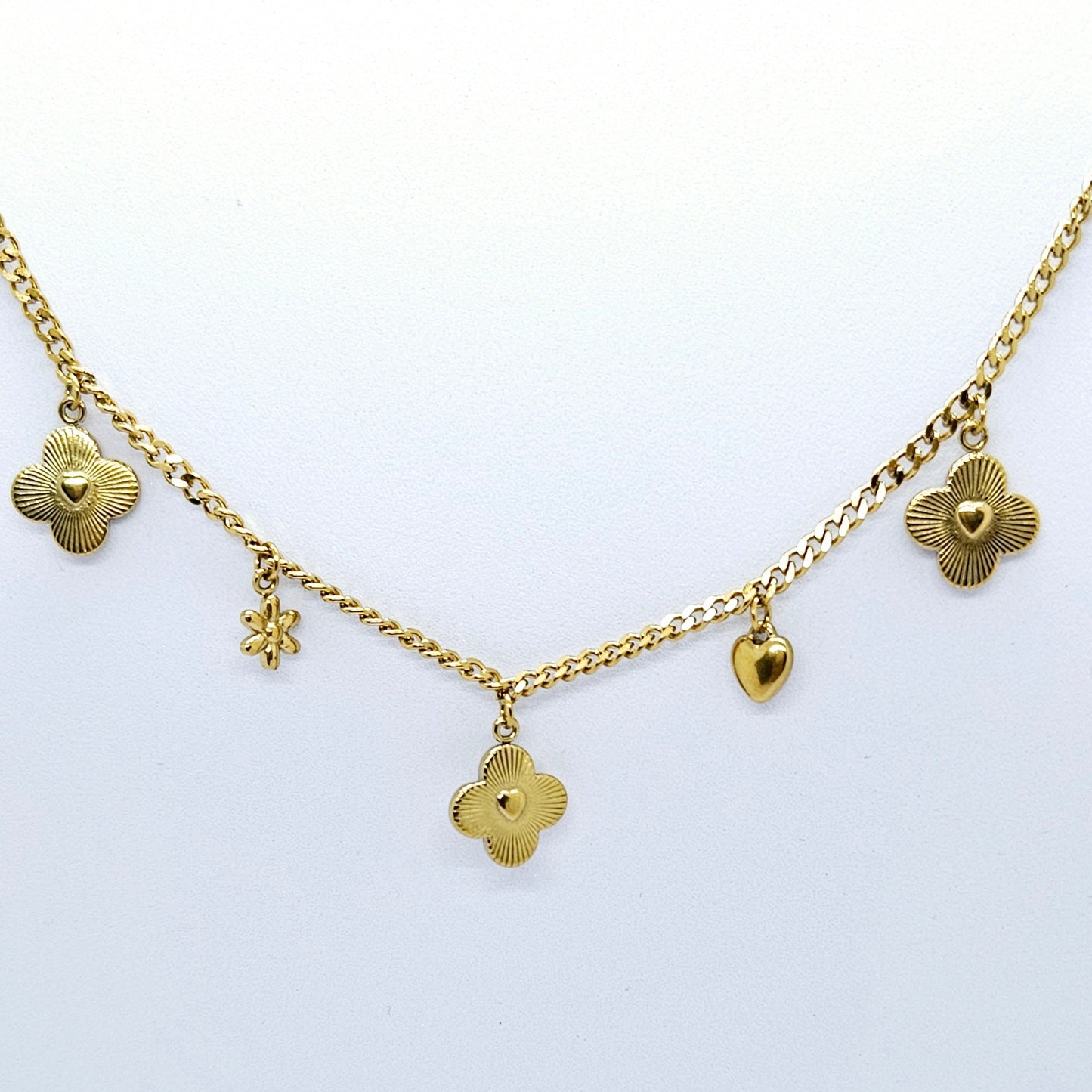 Kaliya — Collier Trèfles Dorés