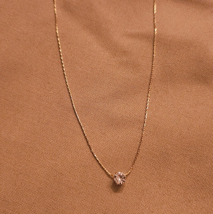 Glam – Collier Minimaliste Strass