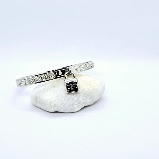Lock & Love — Bracelet Cadenas Argenté